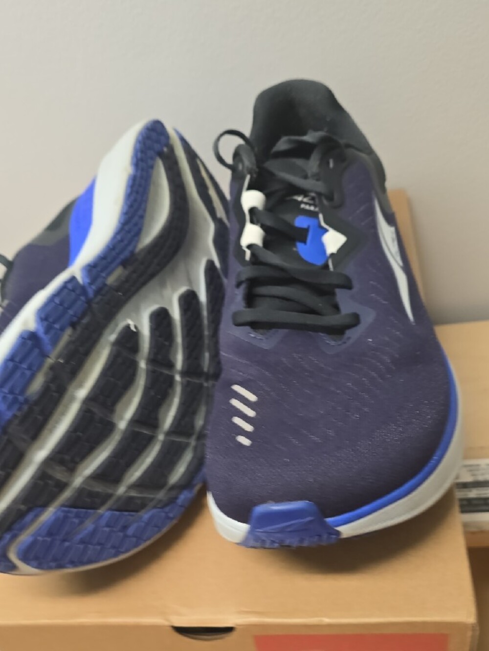 Altra Men's Paradigm 8 Wide Dark Blue and Black Road Running Shoes Size 9men - Picture 4 of 9